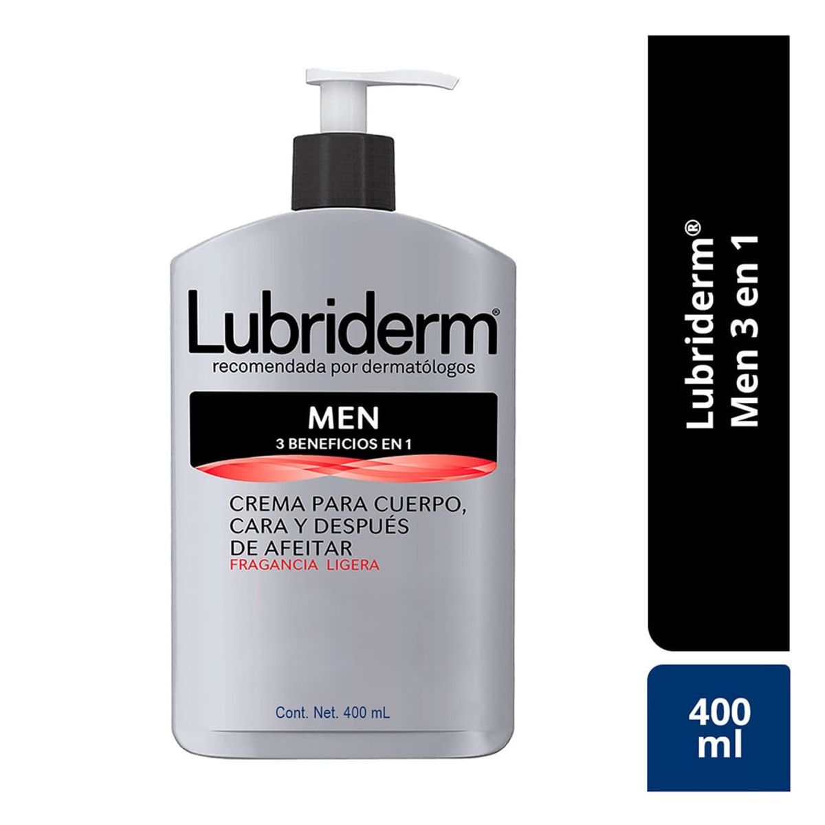 LUBRIDERM - Crema Lubriderm Men Con Fragancia X 400ml