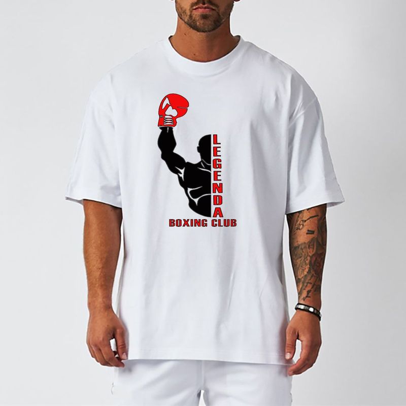 JGA COMPANY - Camiseta Hombre Con Estilo Boxeo