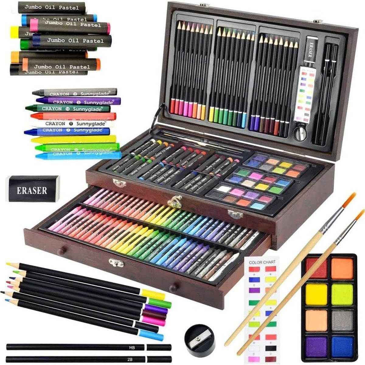 SUNNY - Kit De Dibujo Profesional Colores Crayolas Arte