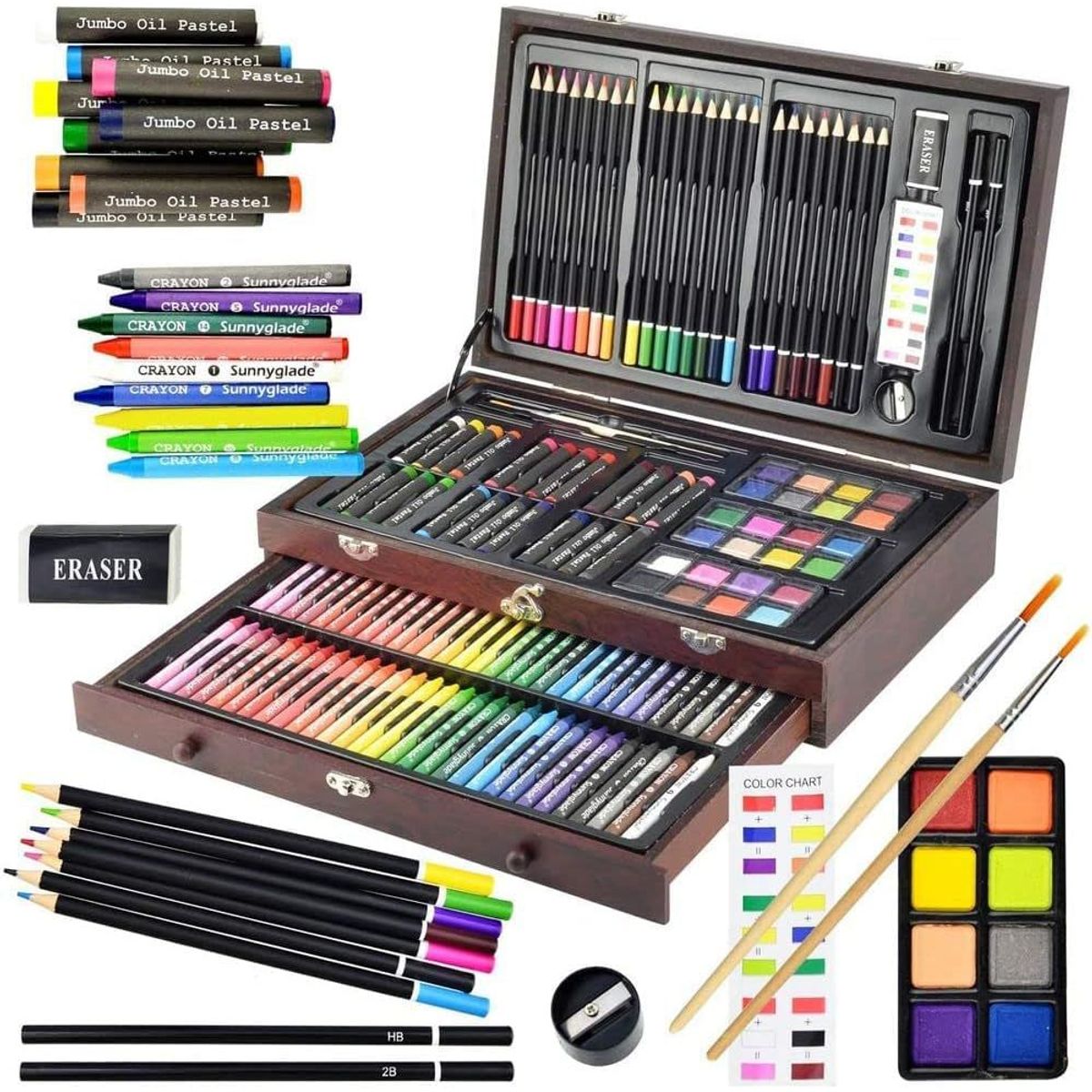 SUNNY - Kit De Dibujo Profesional Colores Crayolas Arte