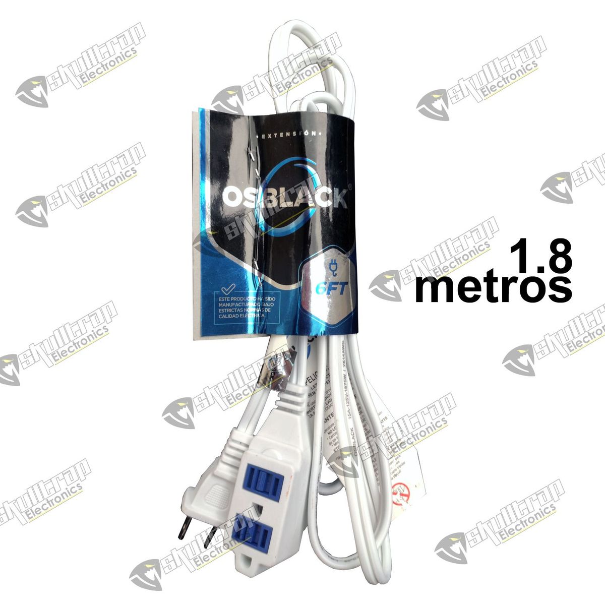 OSBLACK - Extensión 1.8 metros 6ft Osblack polarizada 3 conectores