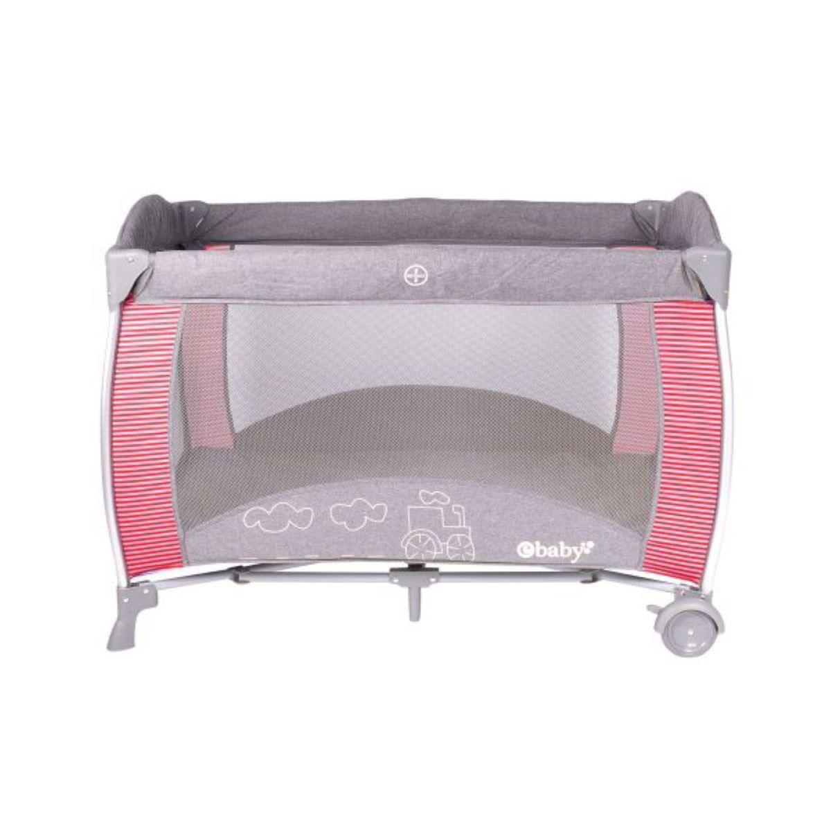 EBABY - Cuna Corral con Mecedora ROJO EB 780 NOA
