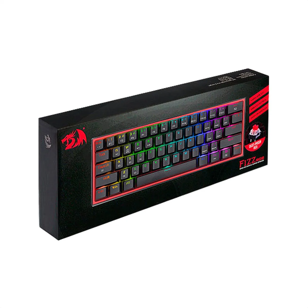 REDRAGON - Teclado Gamer Mecánico Inalámbrico Redragon K616rgb Fizz Pro