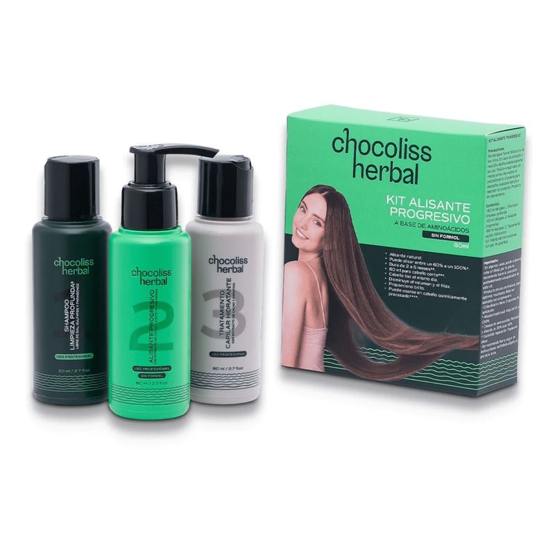 CHOCOLISSHERBAL - Kit Alisante Chocoliss Herbal 80ml
