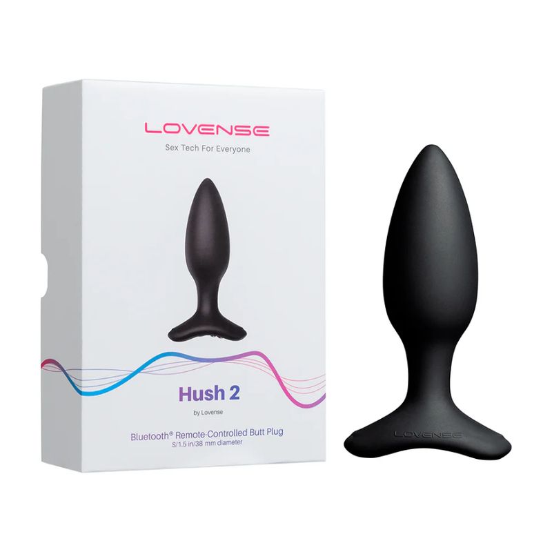LOVENSE - Plug Anal Vibrador Hush 2 Talla S Lovense