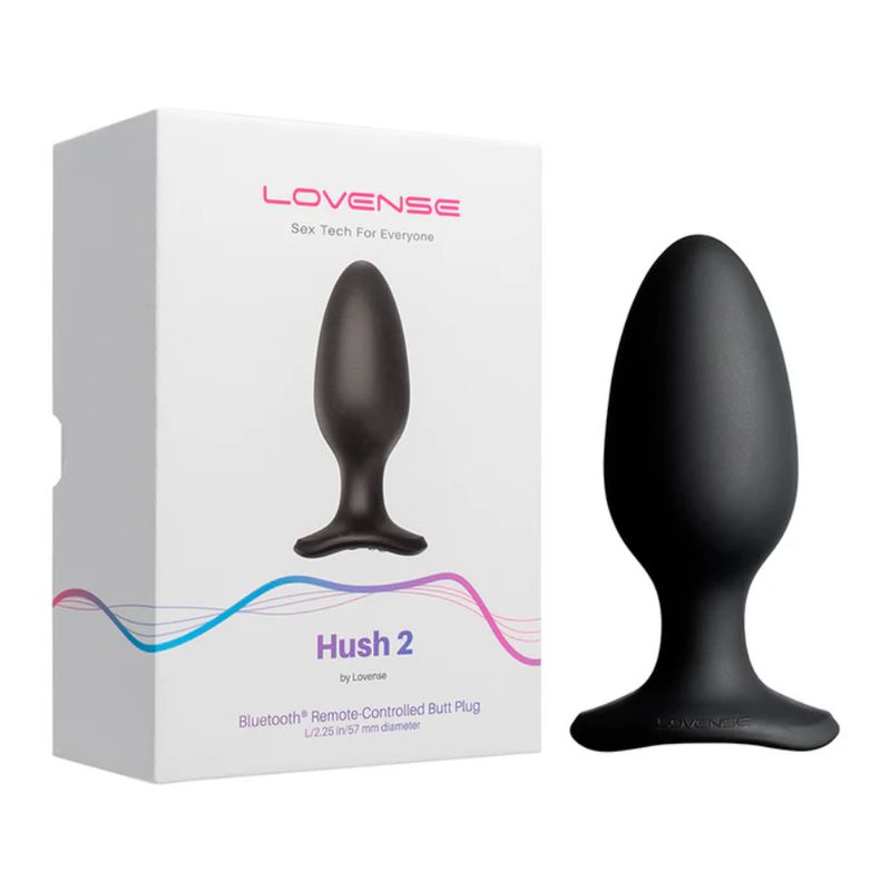 LOVENSE - Plug Anal Vibrador Hush 2 Talla L Lovense