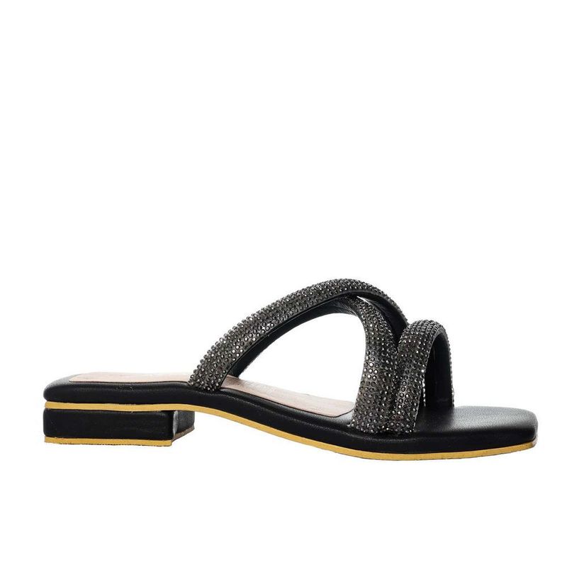 ZAVATTY - Sandalia plana para mujer 1005-Z562 NEGRO ZAVATTY