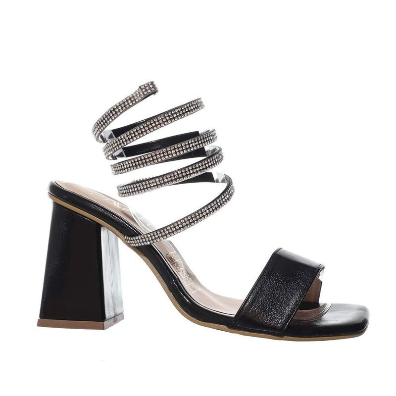 ZAVATTY - Sandalia tacon para mujer 752-Z598 NEGRO ZAVATTY