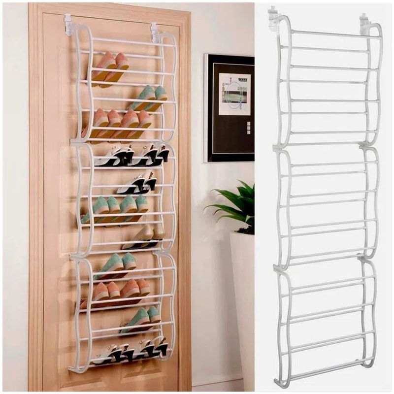 ONE PIXEL - Organizador Zapatos Puerta Rack 36 Pares Resistente Zapatero