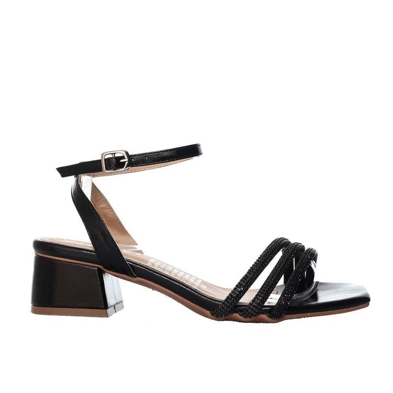 ZAVATTY - Sandalia tacon para mujer 3056-Z172 NEGRO ZAVATTY