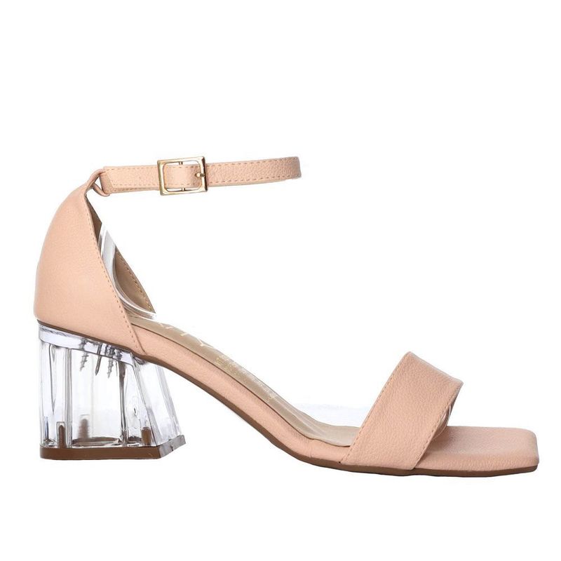 ZAVATTY - Sandalia tacon para mujer MP-386-Z586 NUDE GOLOSINA ZAVATTY