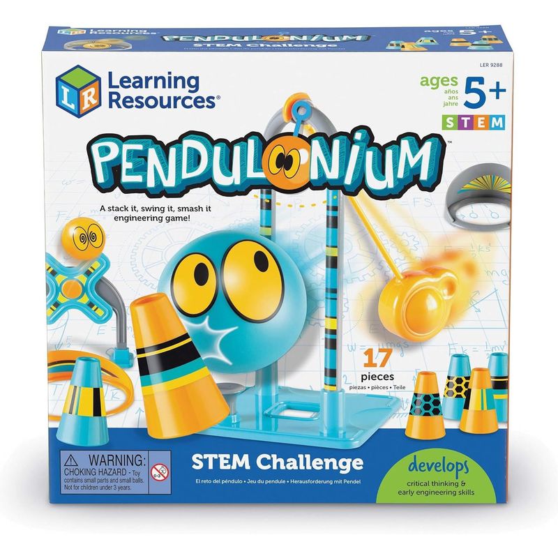 LEARNING RESOURCES - Juego De Construcción De Desafíos El Péndulo Stem Niños