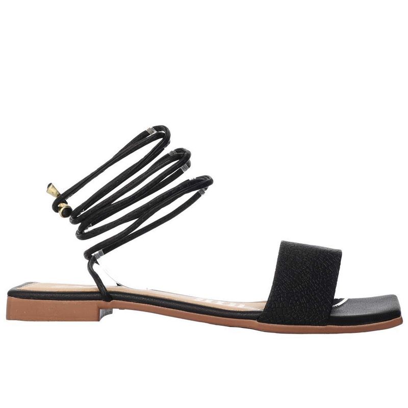ZAVATTY - Sandalia plana para mujer V660-Z84 NEGRO ZAVATTY