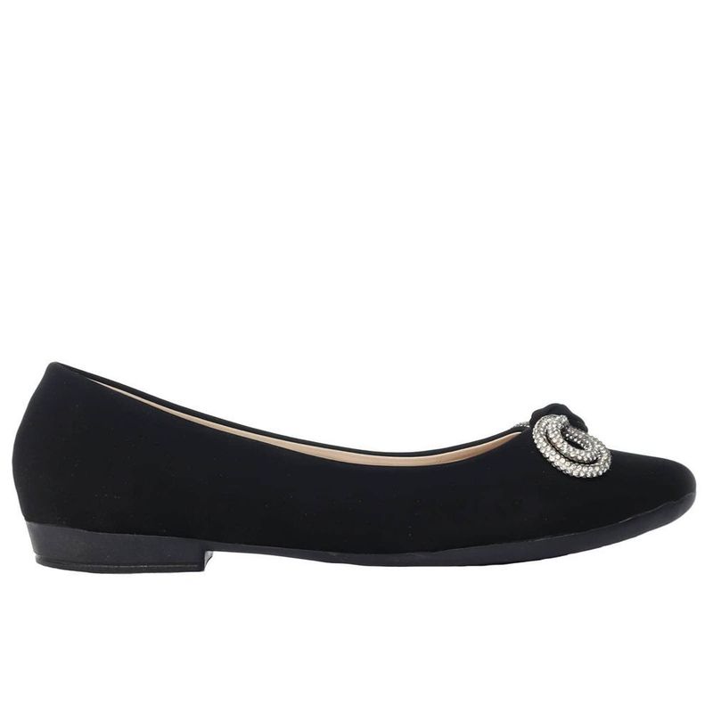 ZAVATTY - Baleta para mujer 145-Z597 NEGRO NOBUCK ZAVATTY