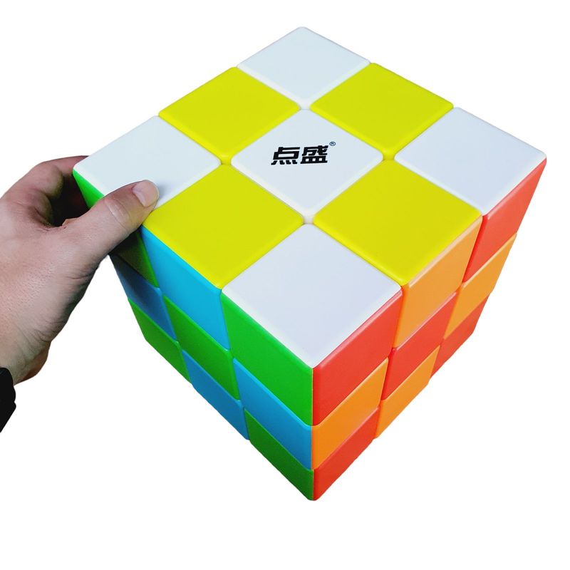 GENERICO - Cubo Rubik 3x3 Gigante 19cm Funcional Diansheng Stickerless