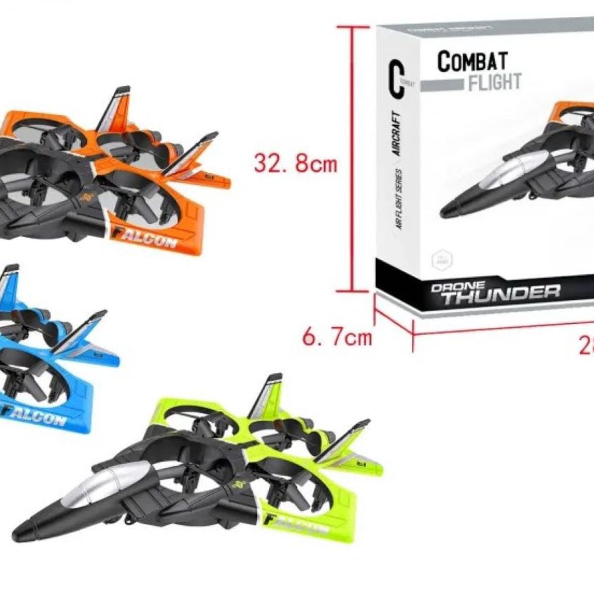 GENERICO - Drone Avion De Combate Dual Control Giros Acrobaticos