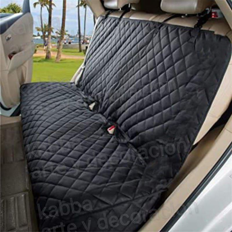 GENERICO - Protector Asiento Trasero Carro o Automóvil Negro