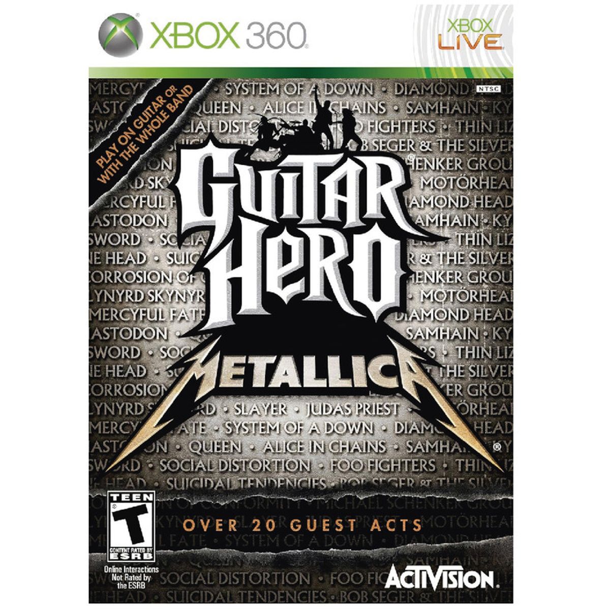 MICROSOFT - Guitar Hero Metallica - Xbox 360