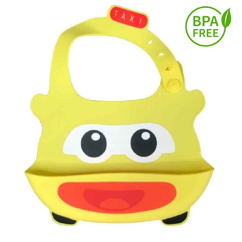 GENERICO - Babero en Silicona para Bebes - Ajustable