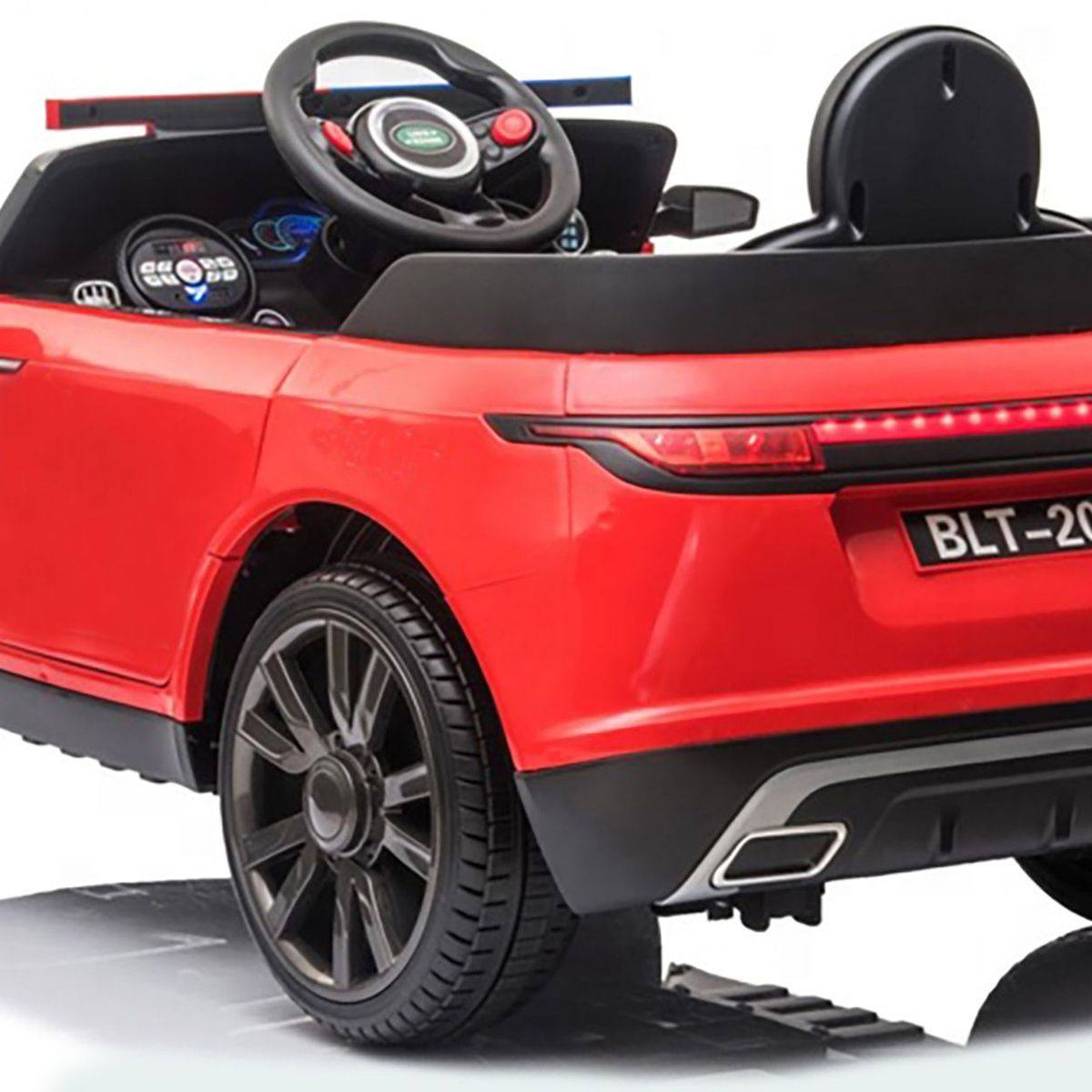 BEBESUNITA - Carro Electrico Niños Land Rover Lla Caucho Control - Rojo