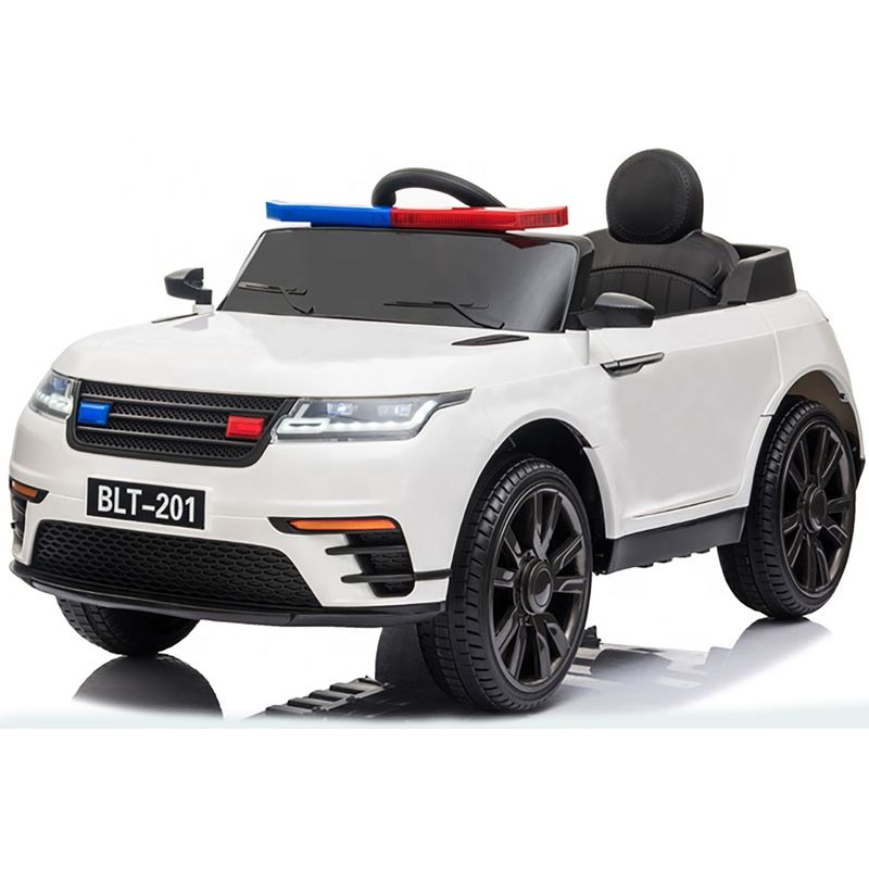 BEBESUNITA - Carro Electrico Niños Land Rover Lla Caucho Control - Blanco