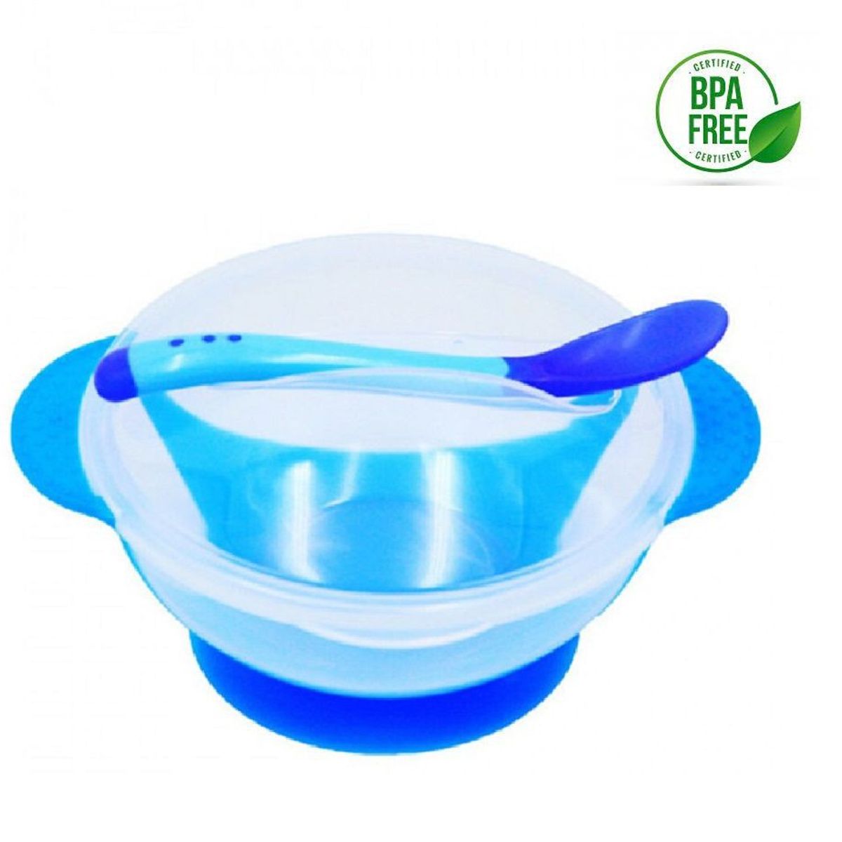 GENERICO - Vajilla con Cuchara Termosensible Alimentación del Bebe