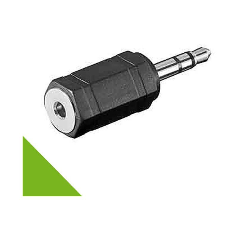 GENERICO - Adaptador Audio  De Macho 3.5mm A  2.5mm Hembra Mp3 Parlante Celular