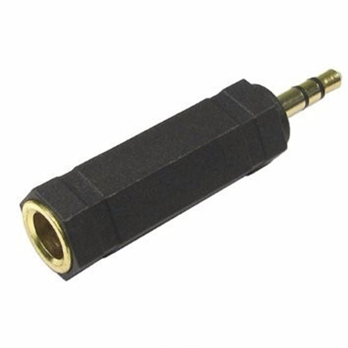 GENERICO - Adaptador Plug 1/4 A 3.5 Audio Hembra Mp3 Parlante Reproductor Pc