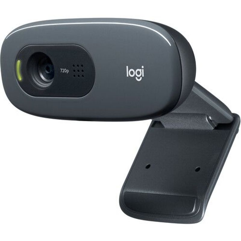 LOGITECH - Logitech C270 HD Webcam - Black
