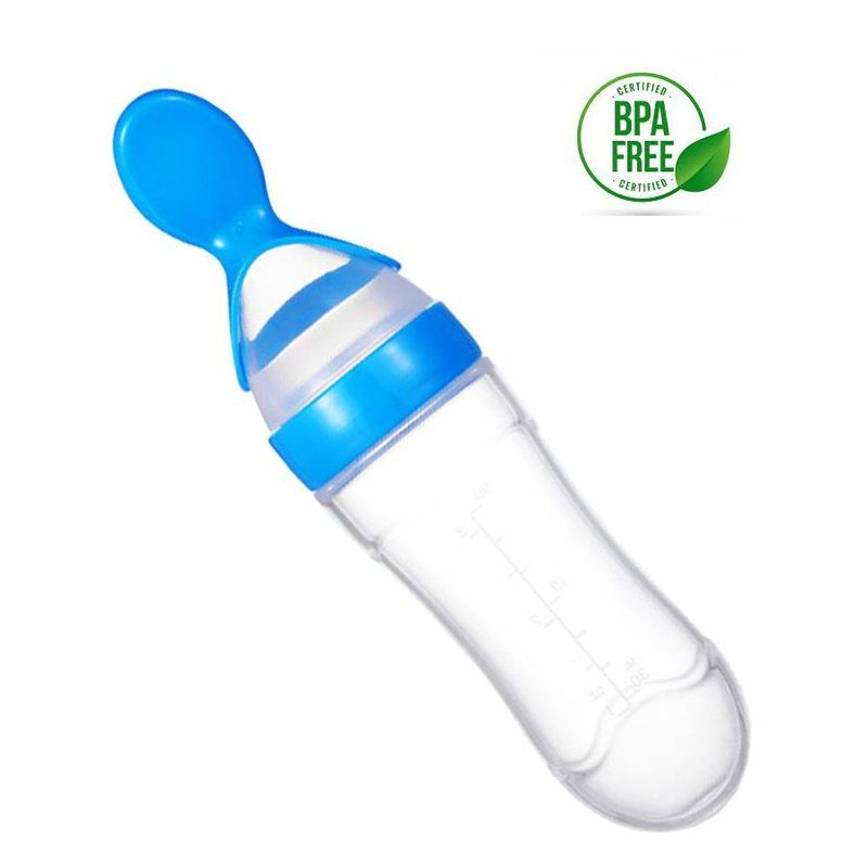 GENERICO - Biberón Cuchara en silicona - Tetero para Bebes