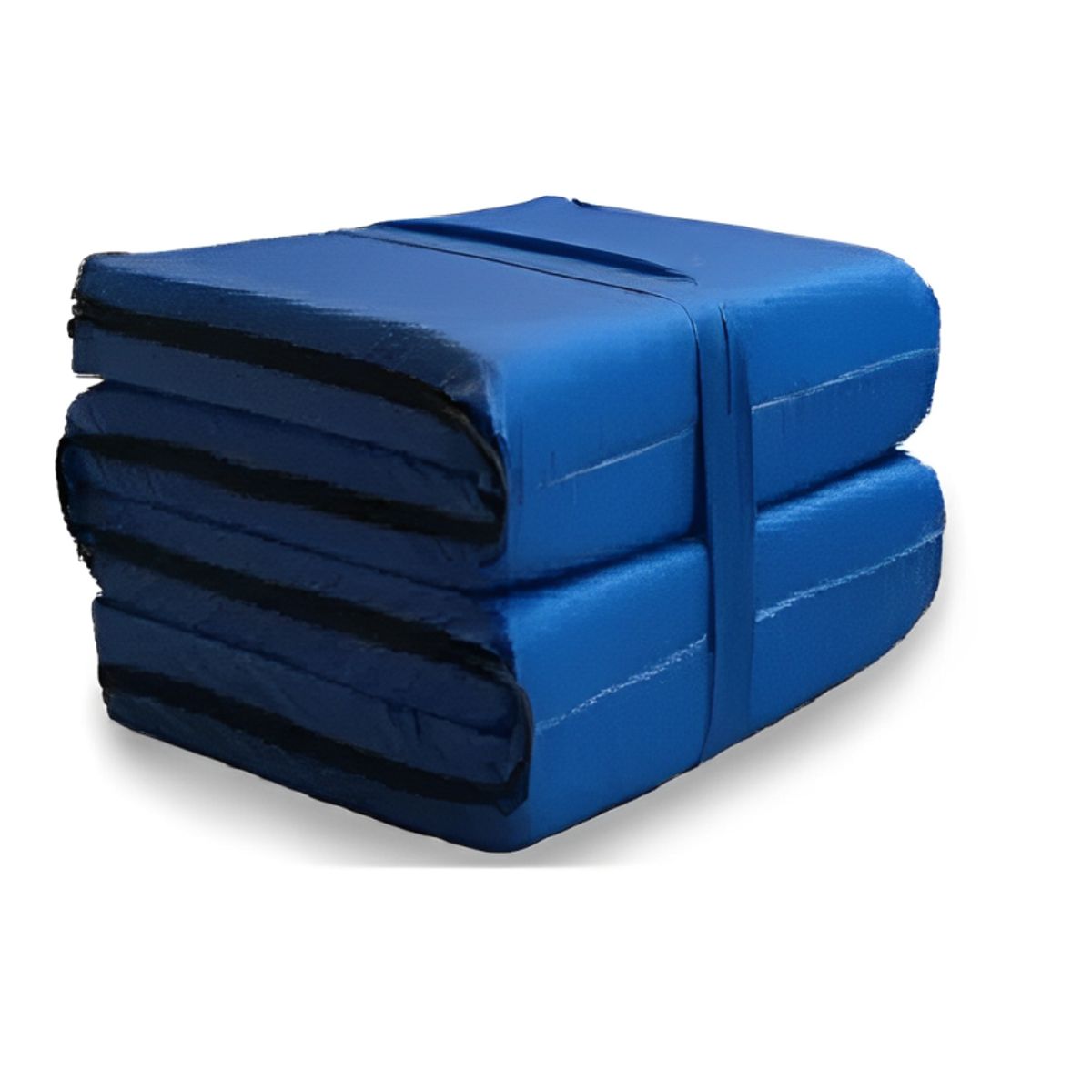 IKSA - Colchoneta Plegable Azul De Camping Grande 190x100x7