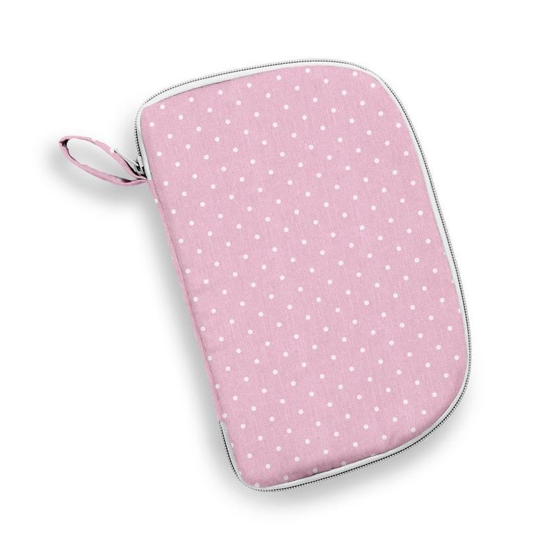 MOIS BABY - Portadocumentos Organizador para Bebé Rosado Puntos Blancos