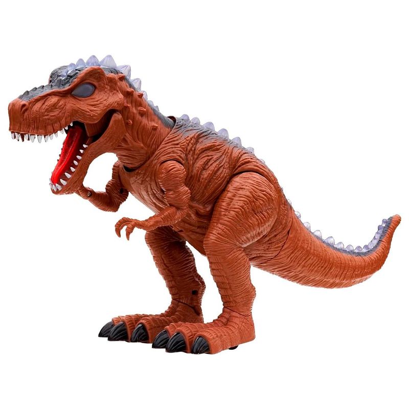 GENERICO - Dinosaurio World T-rex 43cm Luz Sonido Movimiento