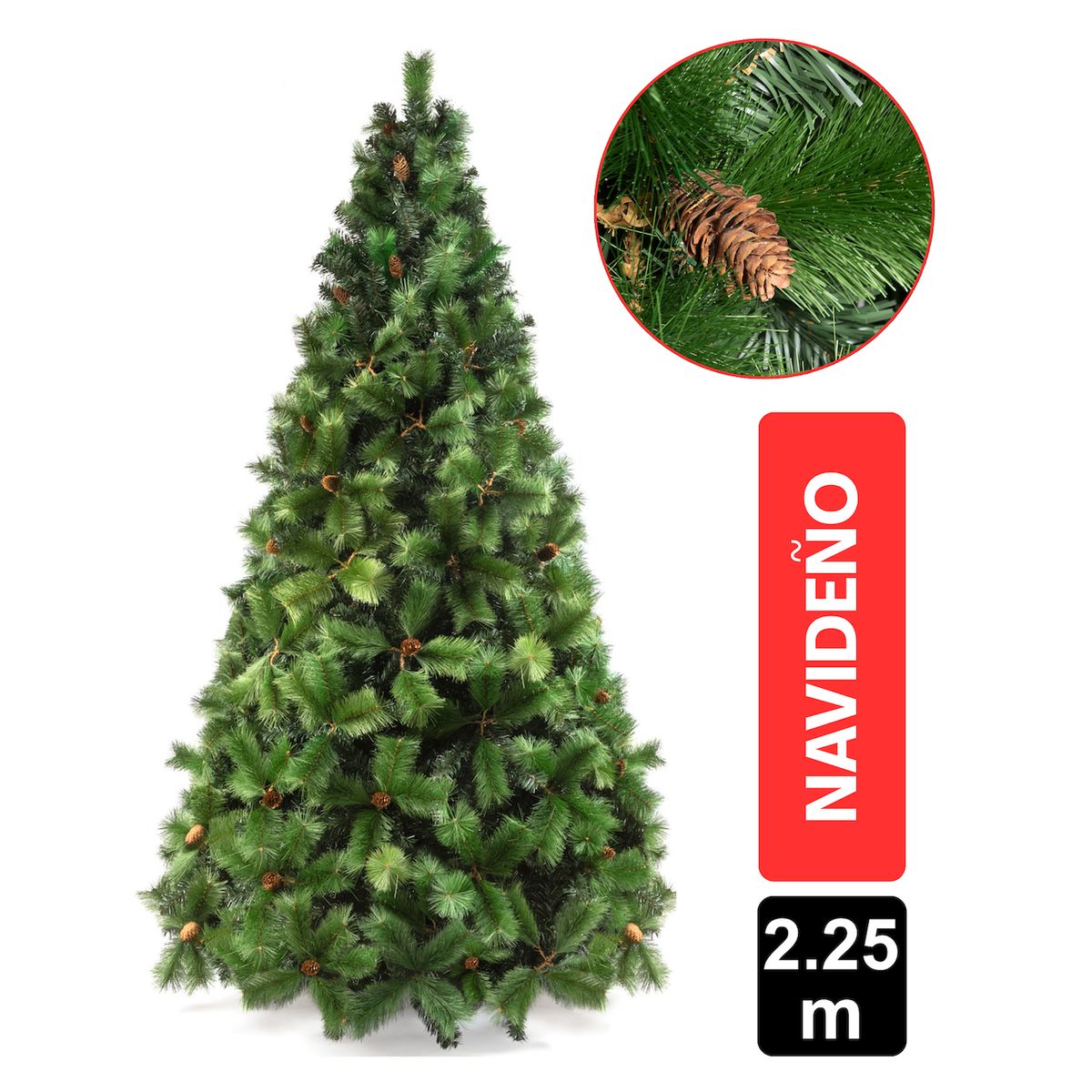 GIO HOME - Arbol De Navidad Pino Magestic 225M Verde Gio Home