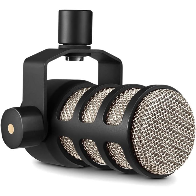 RODE - Micrófono Rode Podmic Dinámico Cardioide Broadcast Negro