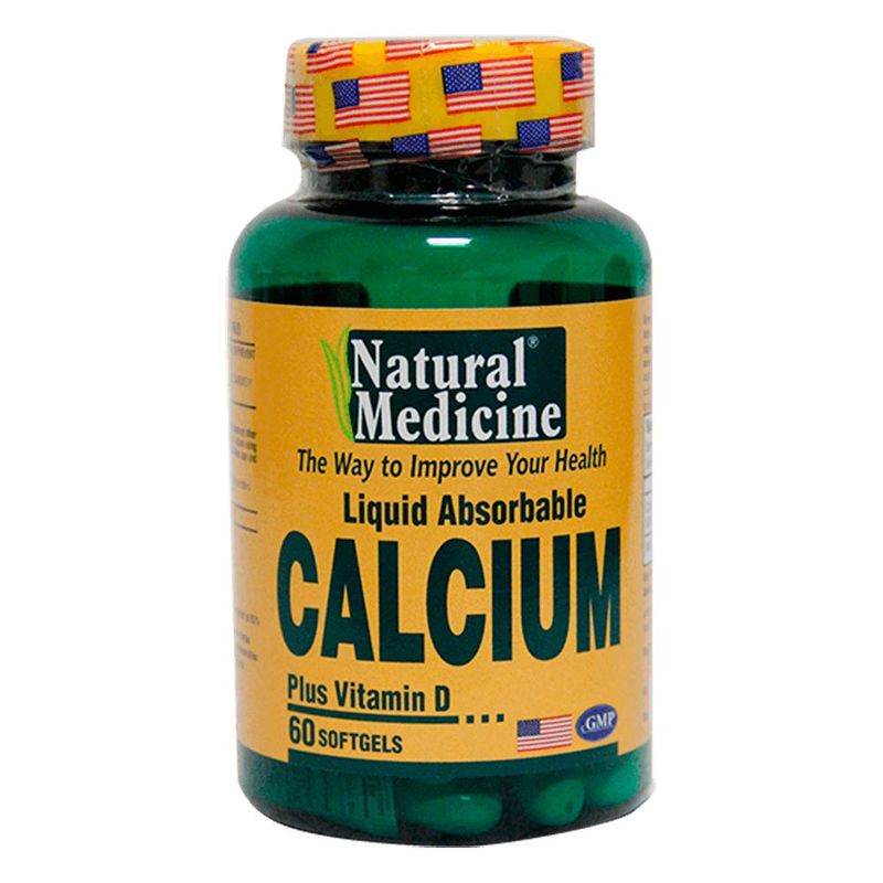 NATURAL MEDICINE - Calcium Liquid Plus Vit D. Fra X 60 Solf