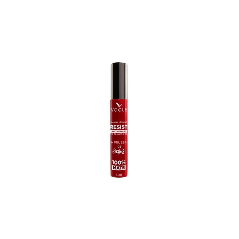 VOGUE - Labial Liquido Mate Vogue Resist Poderosa X 3Ml