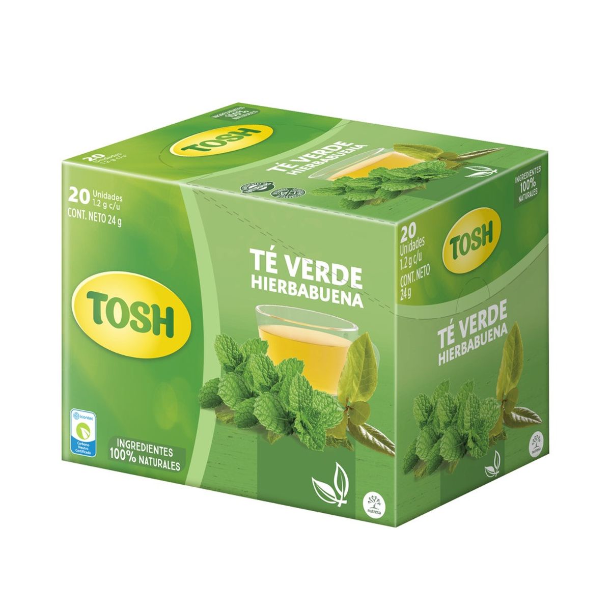 TOSH - Te Tosh Verde Hierbabuena X 1.2g X 20und