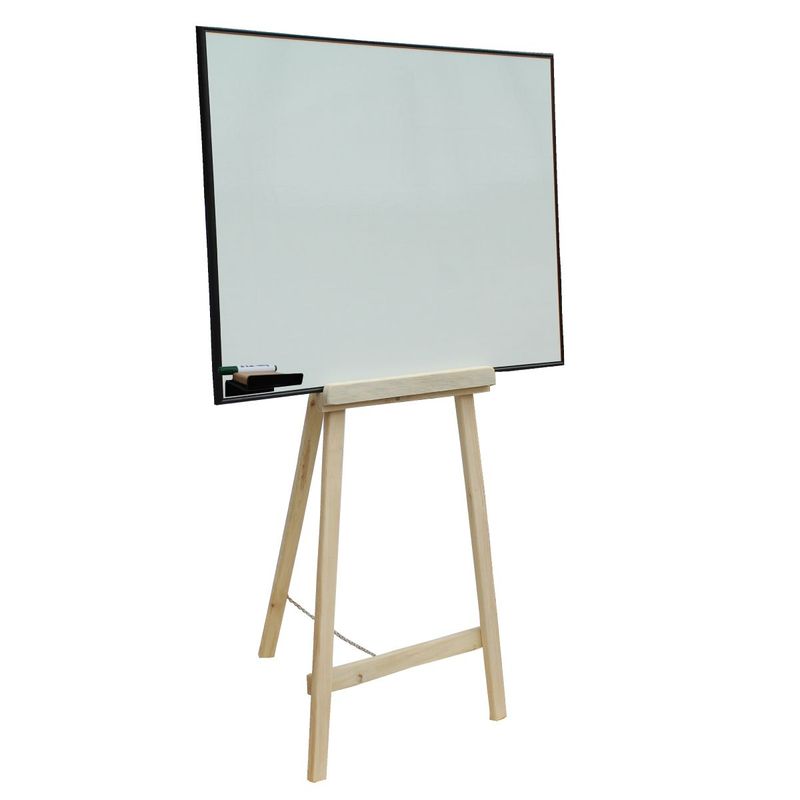 MAOS - Tablero Acrílico Borrable Cuadricula Tripode borrador 80cmx120cm