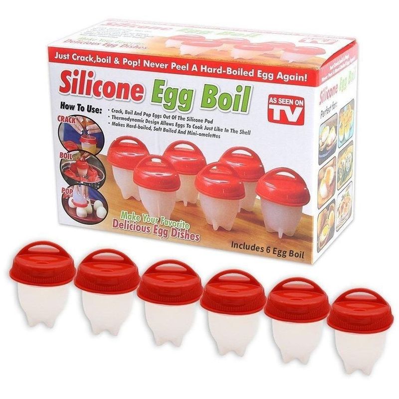 GENERICO - Cocinador cocedor hervidor huevos silicona