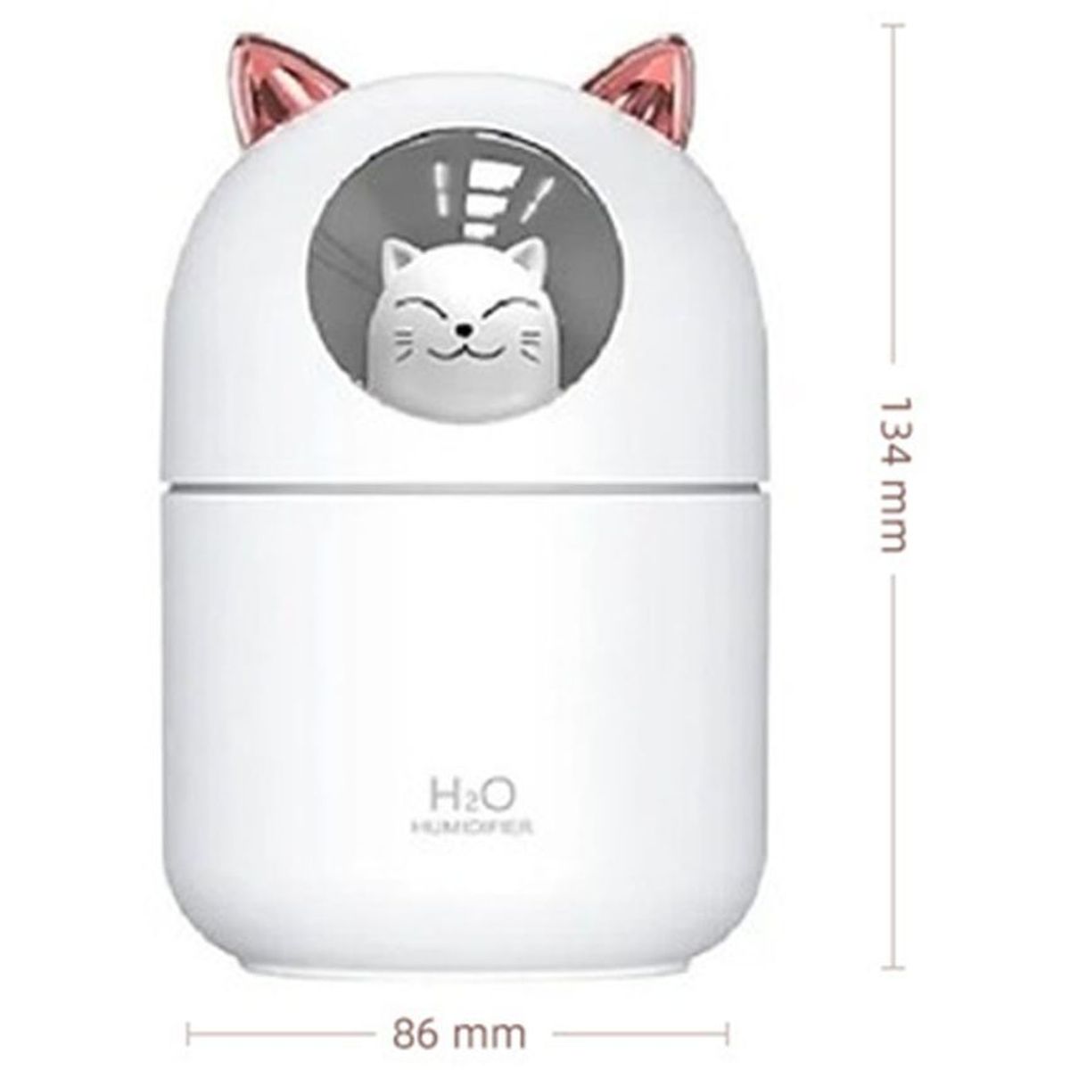 GENERICO - Difusor ultrasónico del aceite esencial del aroma en forma de gato