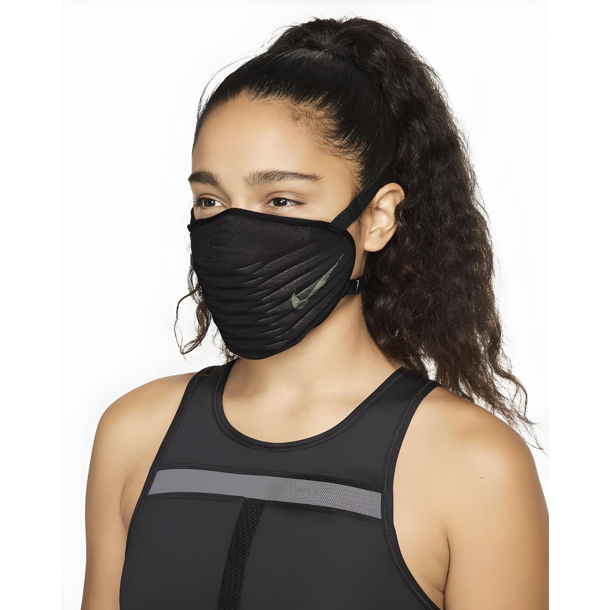 NIKE - TAPABOCAS O MASCARILLA DE RENDIMIENTO NIKE VENTURER SPORTS NEGRO