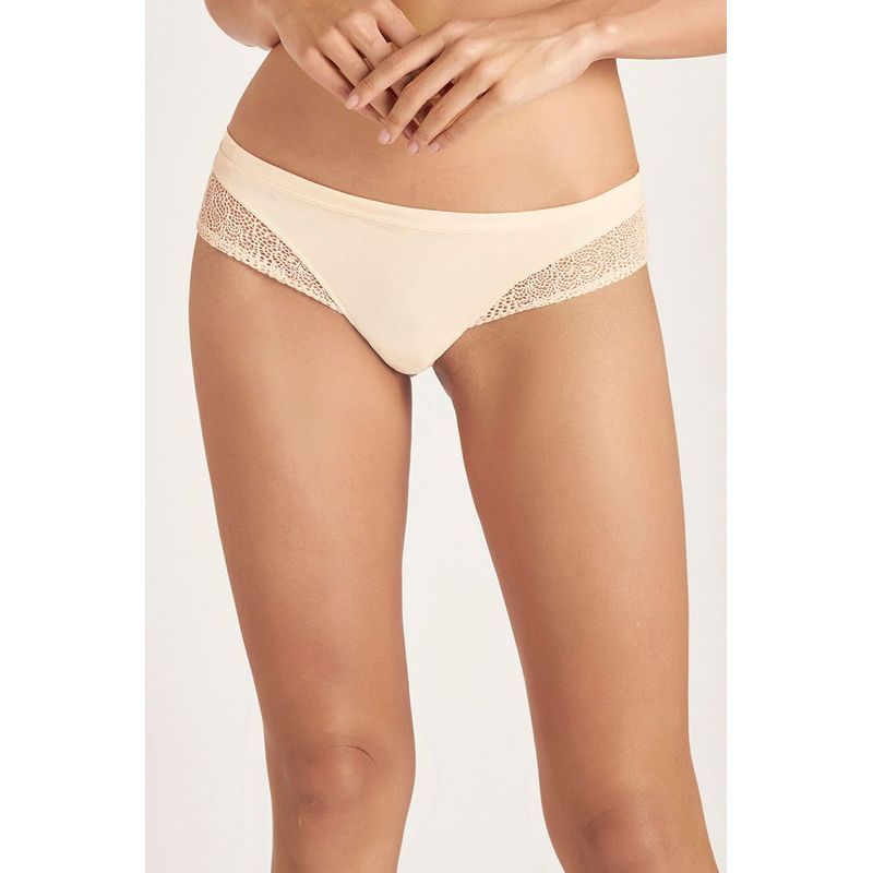 TOUCHE LINGERIE - PANTY EN MICROFIBRA Y ENCAJE