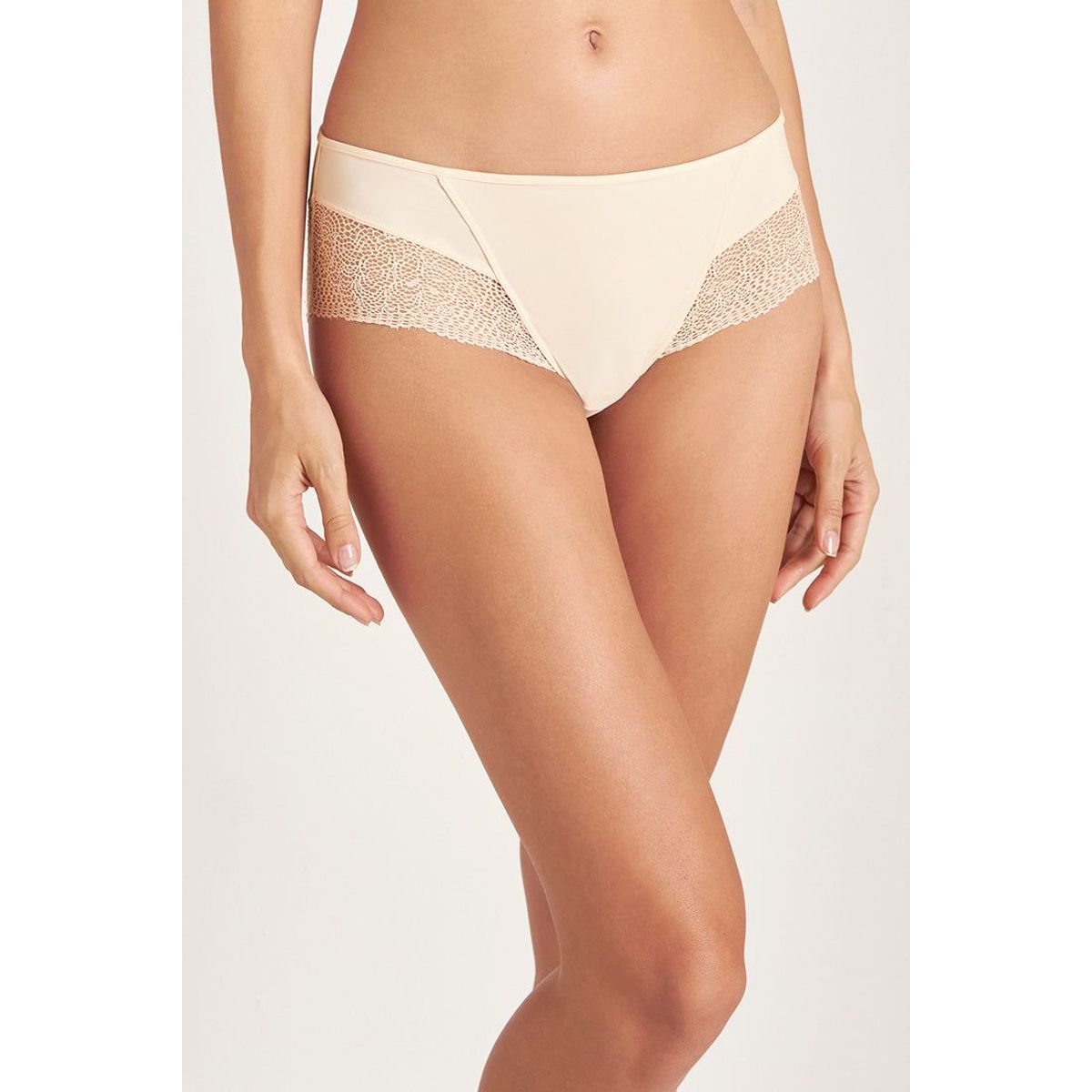 TOUCHE LINGERIE - PANTY CULOTTE EN MICROFIBRA Y ENCAJE