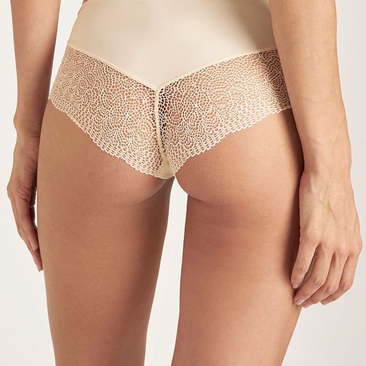 TOUCHE LINGERIE - PANTY CULOTTE EN MICROFIBRA Y ENCAJE