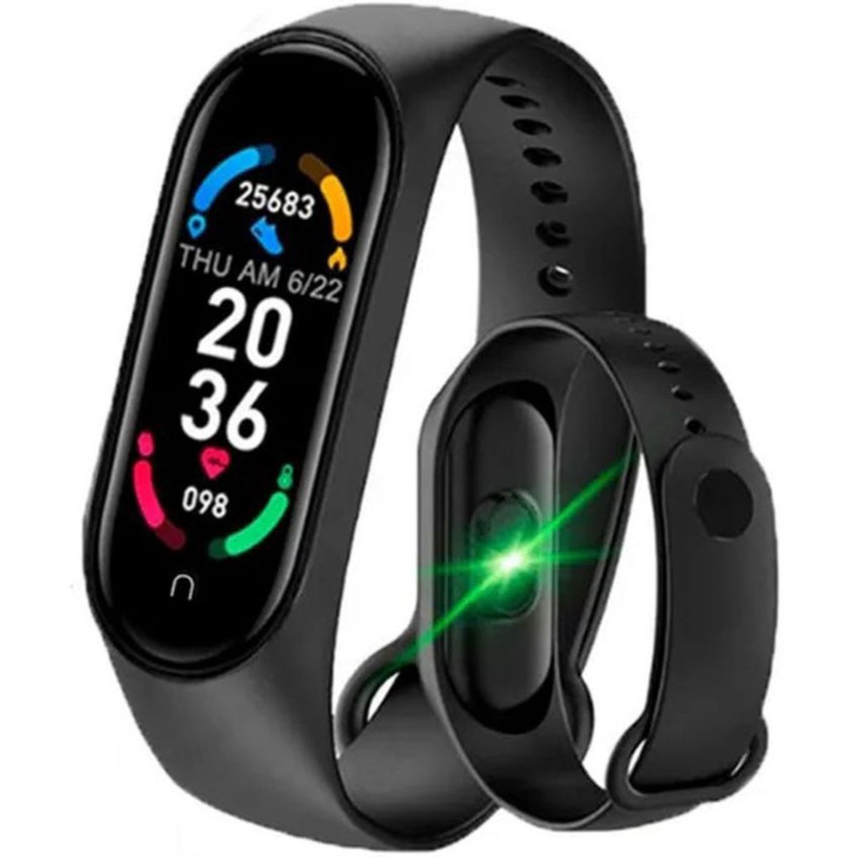 GENERICO - Brazalete inteligente pulsera reloj contador pasos calorías