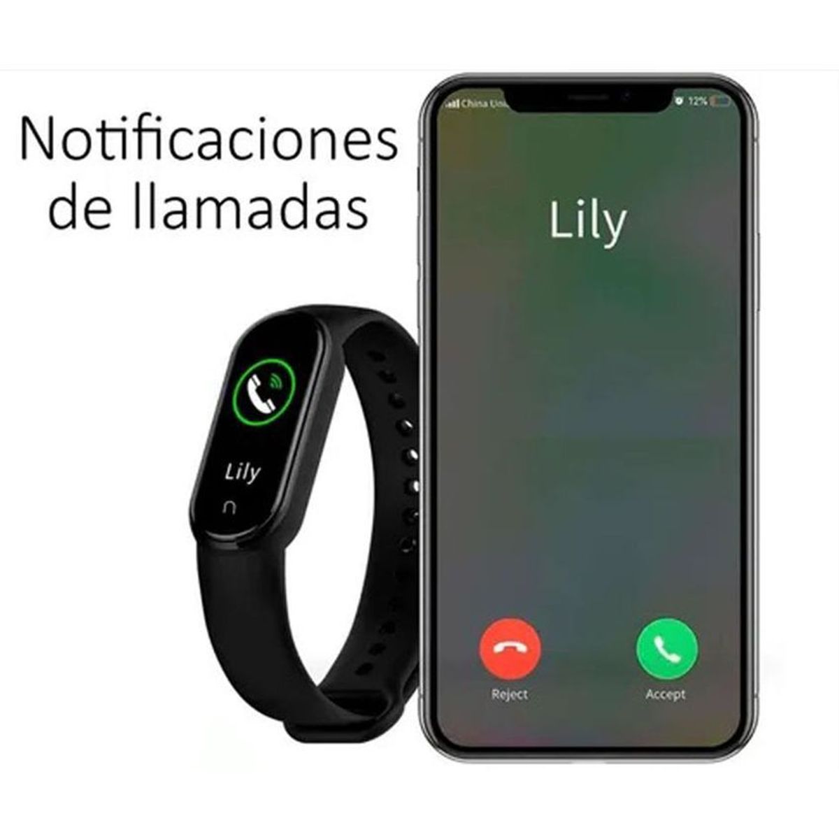 GENERICO - Brazalete inteligente pulsera reloj contador pasos calorías