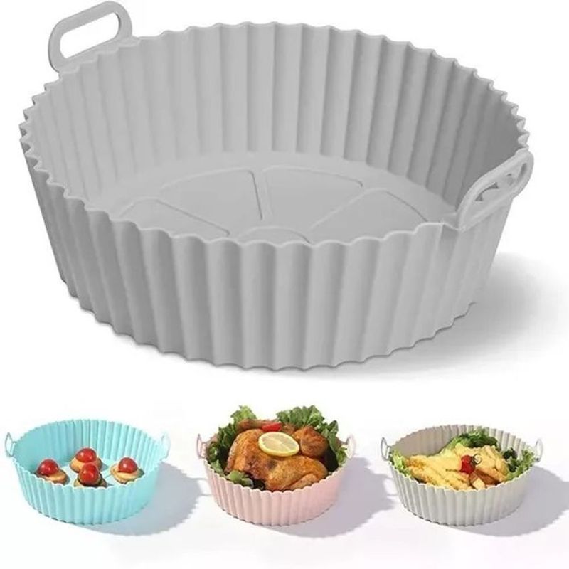 GENERICO - Canastilla silicona olla freidora air fryer reutilizable