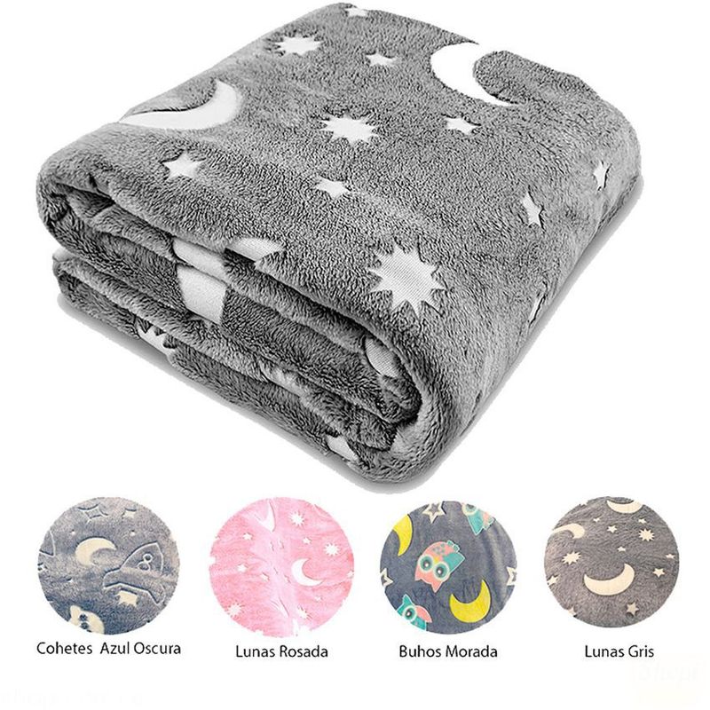 SKY - Cobija manta luminosa magica brilla en oscuridad cama niños