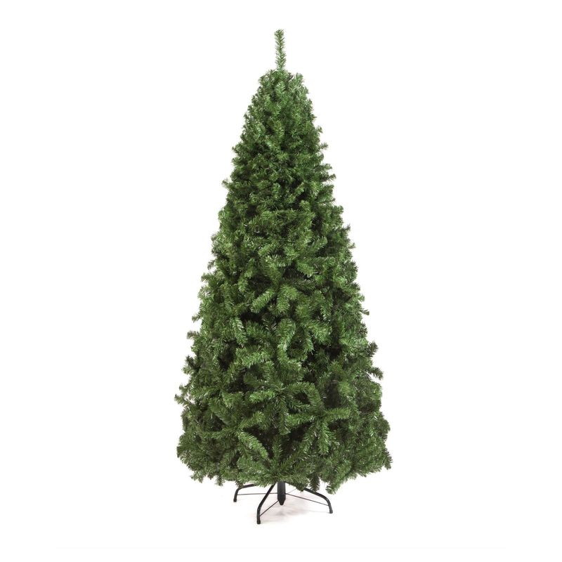 GIO HOME - Arbol de Navidad Pino Cascada Sombrilla 2.00m Verde 843 Ramas GIO Home